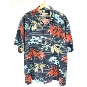 Tommy Bahama Men’s Hawaiian Aloha Shirt Silk XXL